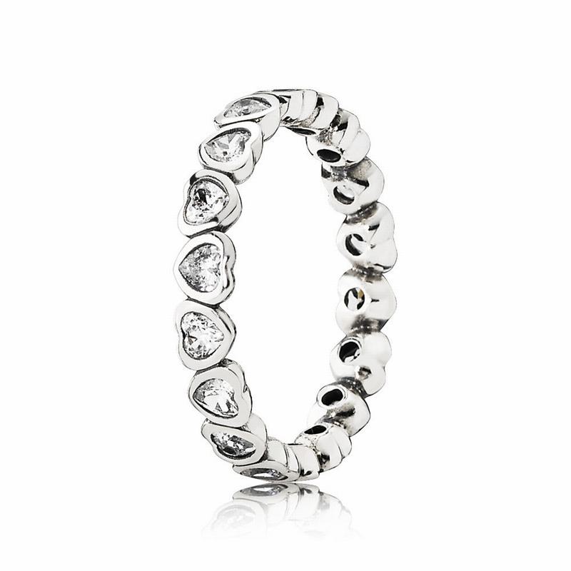 Pandora Forever More Stackable Ring - Sterling Silver/Cubic Zirconia - Canada | KX9653AC